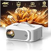 [AI Movin 2.0 OS/2000 ANSI/Official-Apps] Outdoor-Projector-4k with WiFi and Bluetooth, 35W DoIby Audio, AI Auto Focus with HDR10+, Lisowod 4k Support Portable Smart Proyector Compatible with Netflix