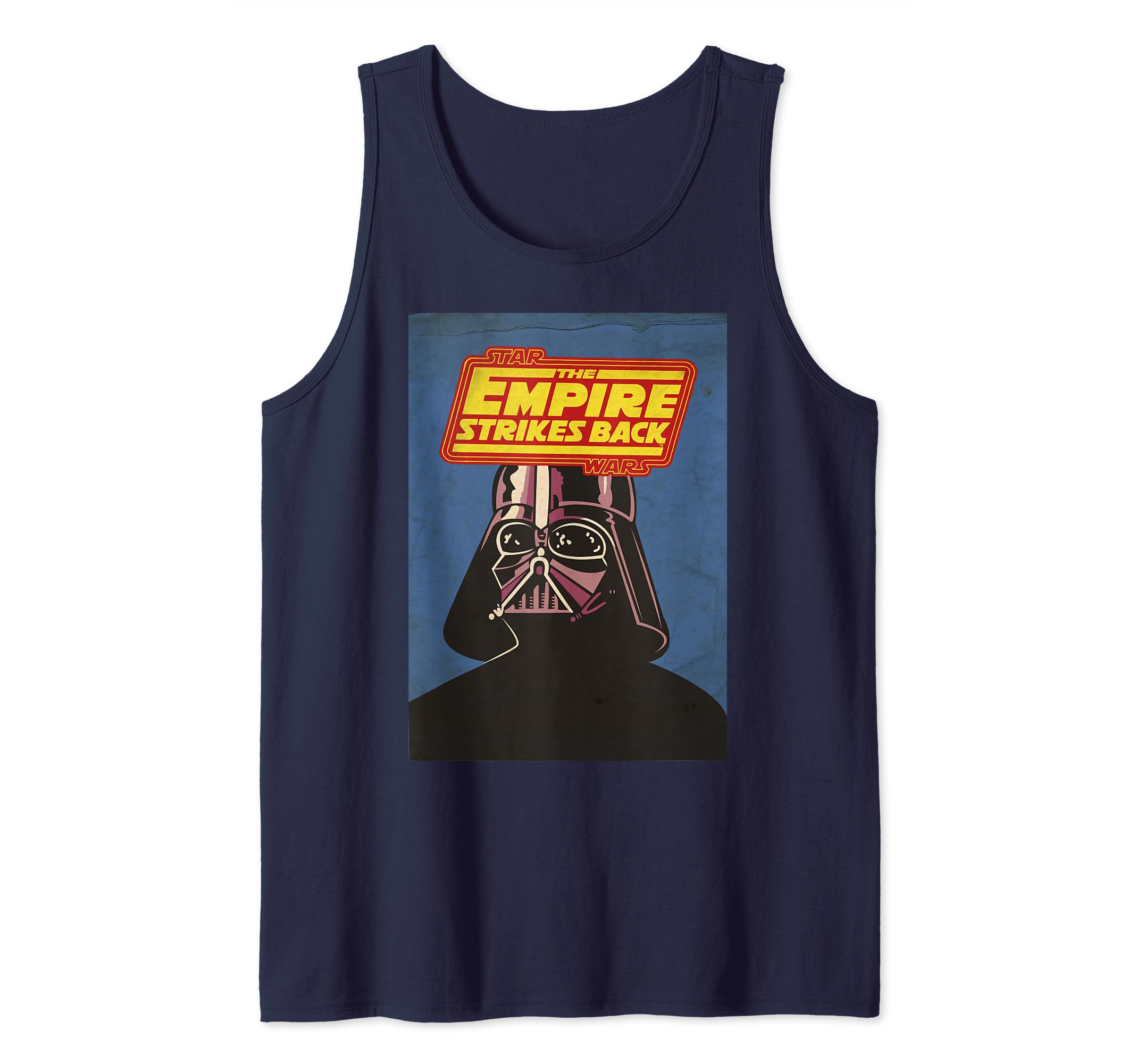 Star Wars Darth Vader Blue Vintage Trading Card Tank Top
