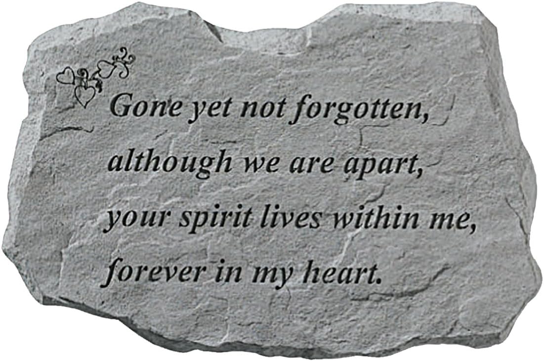 Hardscaping Materials - Design Toscano Gone Yet Not Forgotten: Cast Stone Memorial Garden Marker