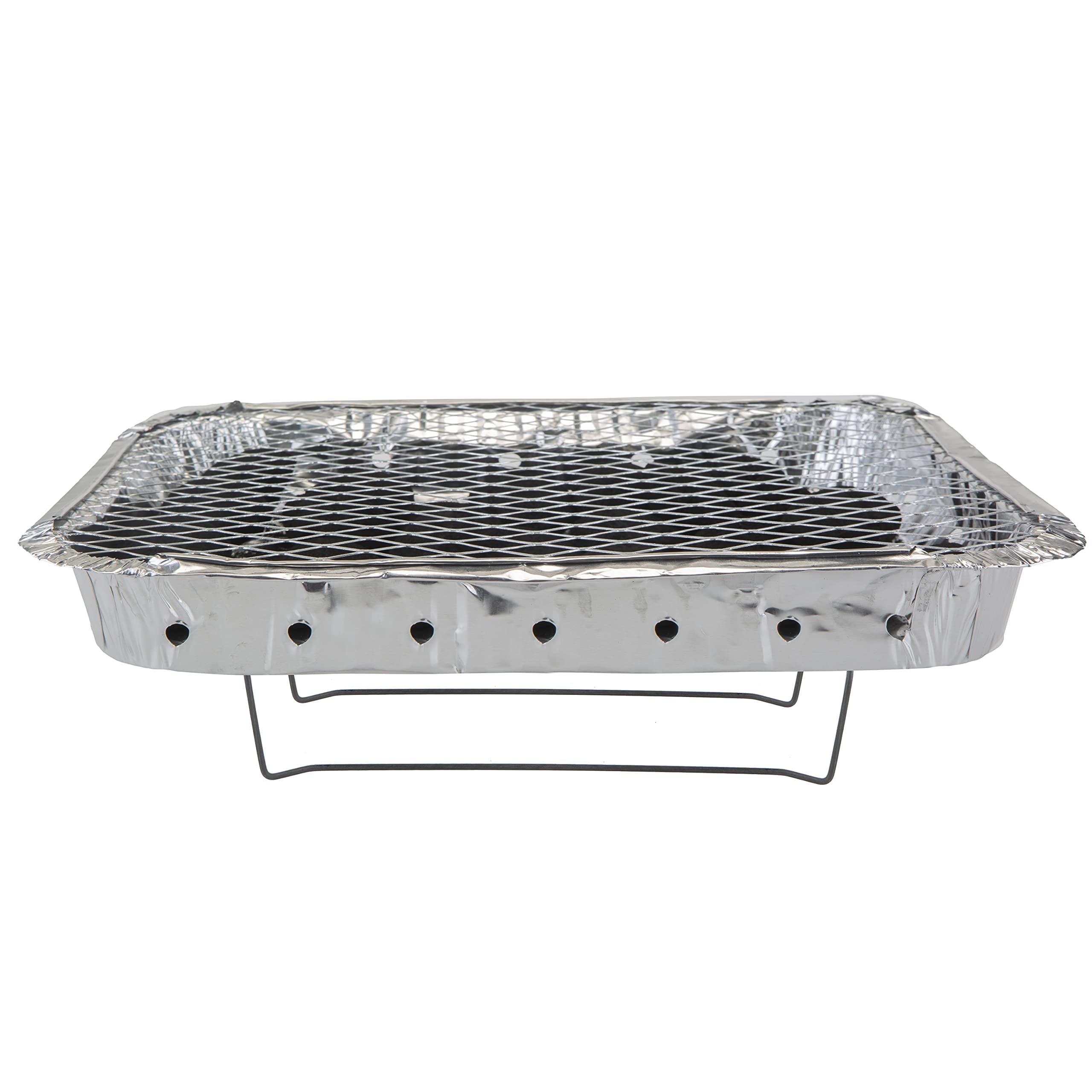 VFM - Disposable Bbq Large, Instant Barbeque Grill, Great for Picnics and Parties, Real Charcoal Bbq, Jumbo 1Kg Bbq