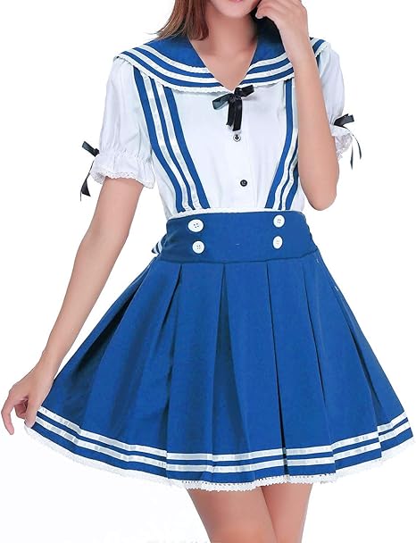 Amazon セーラー服 半袖 可愛い ロリータ コスプレ コスチューム 制服 学生服 女子高生 日本 仮装 パーティー 本格制服 セット サファイア S コスプレ 仮装 通販 Amazon セーラー服 半袖 可愛い ロリータ コスプレ コスチューム 制服 学生服 女子高生 日本 仮装 パーティー 本格制服 セット サファイア S コスプレ 仮装 通販