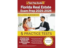 Florida Real Estate Exam Prep: Practice Tests and Study Guide Book for the FL Sales Associate License: [Audiobook Access]