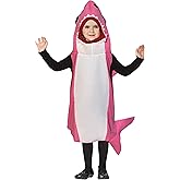 Rasta Imposta Pink Shark Child Costume, Unisex (4/6X)