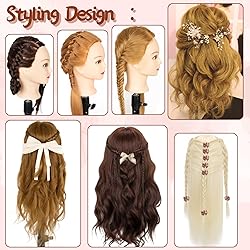 Mannequin Head Human Hair 26"-28" Female 80% Human
