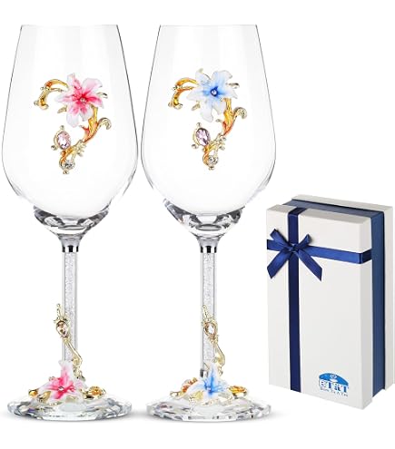 Set 4 Bicchieri Da Vino Senza Stelo Lenox Butterfly Meadow - Vetro Colorato Con Farfalle - Lavastoviglie