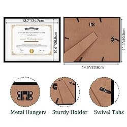 Hoikwo 11x14 Black Picture Frame, Display