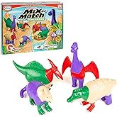 Popular Playthings Magnetic Dinosaurs for Toddlers 1-3, Mix or Match Dinosaur Toys, Set of 4 Gift for Kids - Dinosaurs