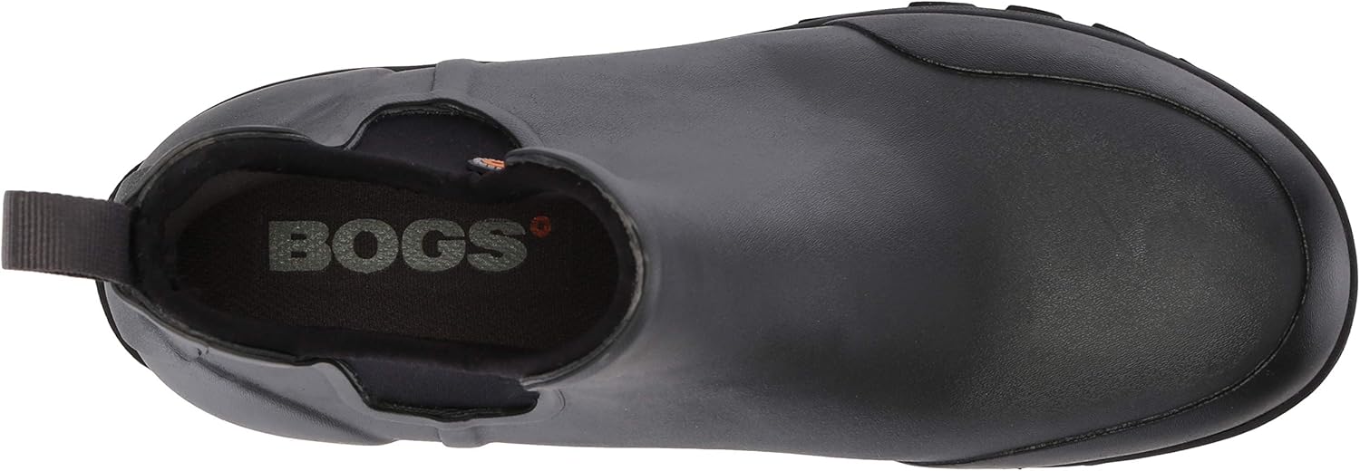 bogs men's sauvie slip on low height chukka rain boot