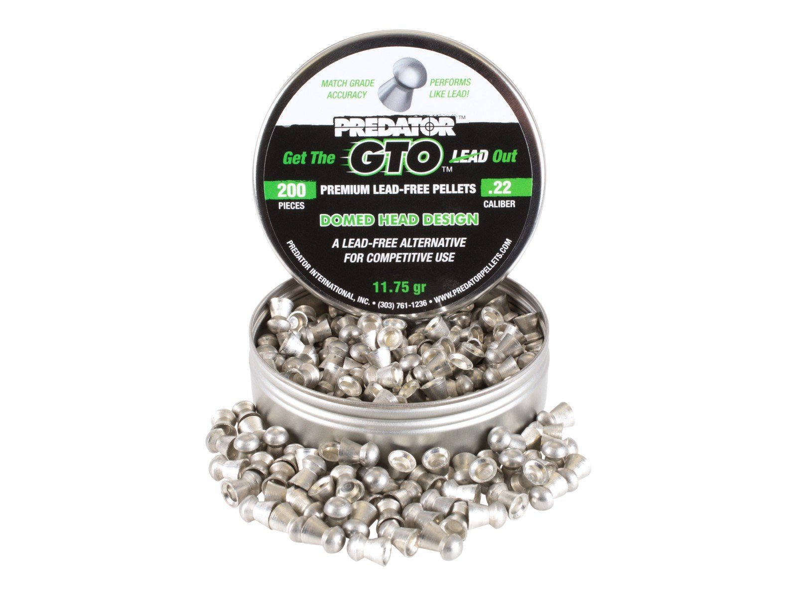 Premium Predator Polymag Air Gun Pellets .22 Caliber HEAVY HITTING