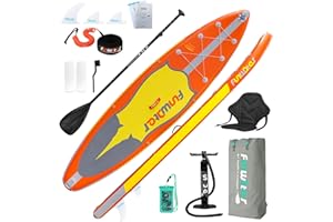 FunWater Inflatable Stand Up Paddle Board,3 Year Warranty,SUP Paddleboards with Full Set of Accessories,Suitable for Surf Fishing Yoga