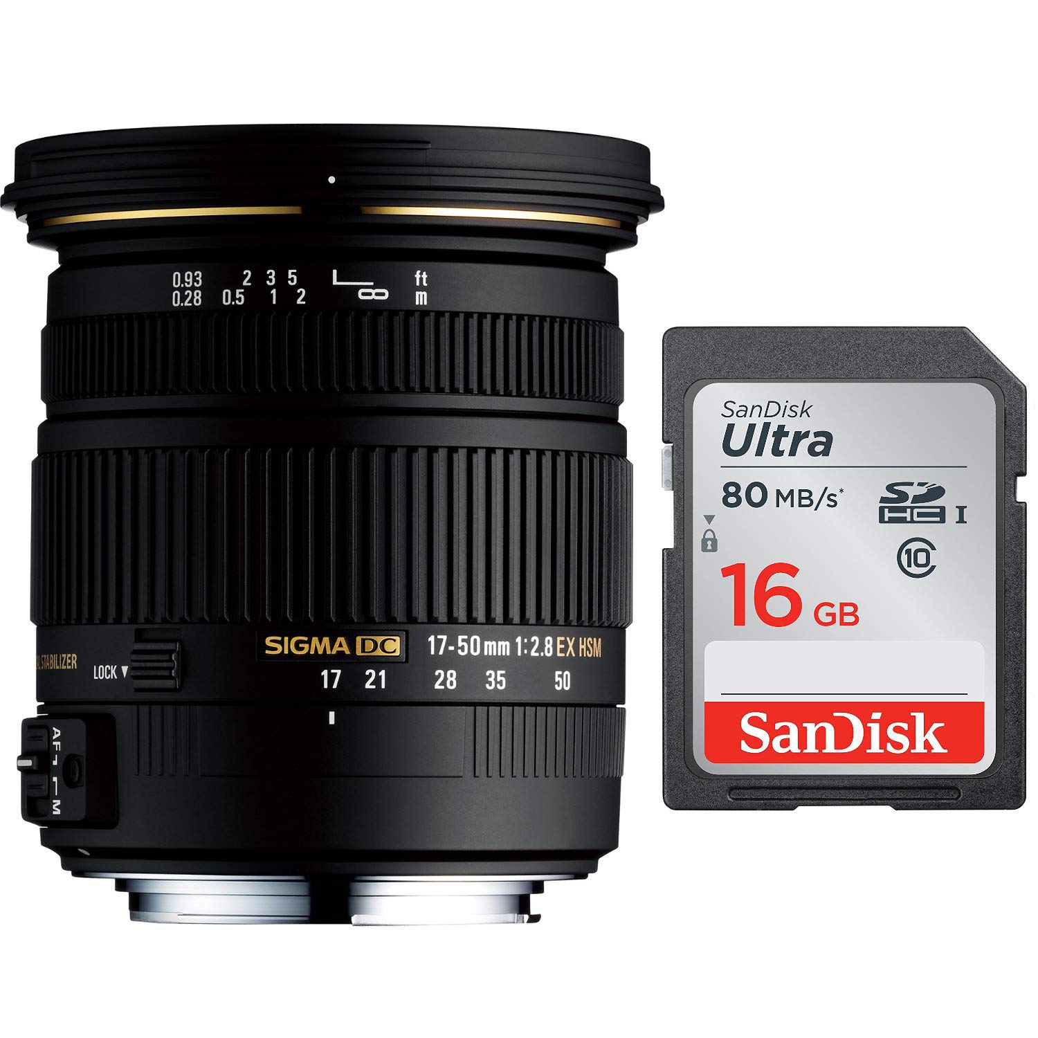 Sigma 17 - 50 mm f/2.8 EX DC OS HSM FLD gran apertura lente de ...