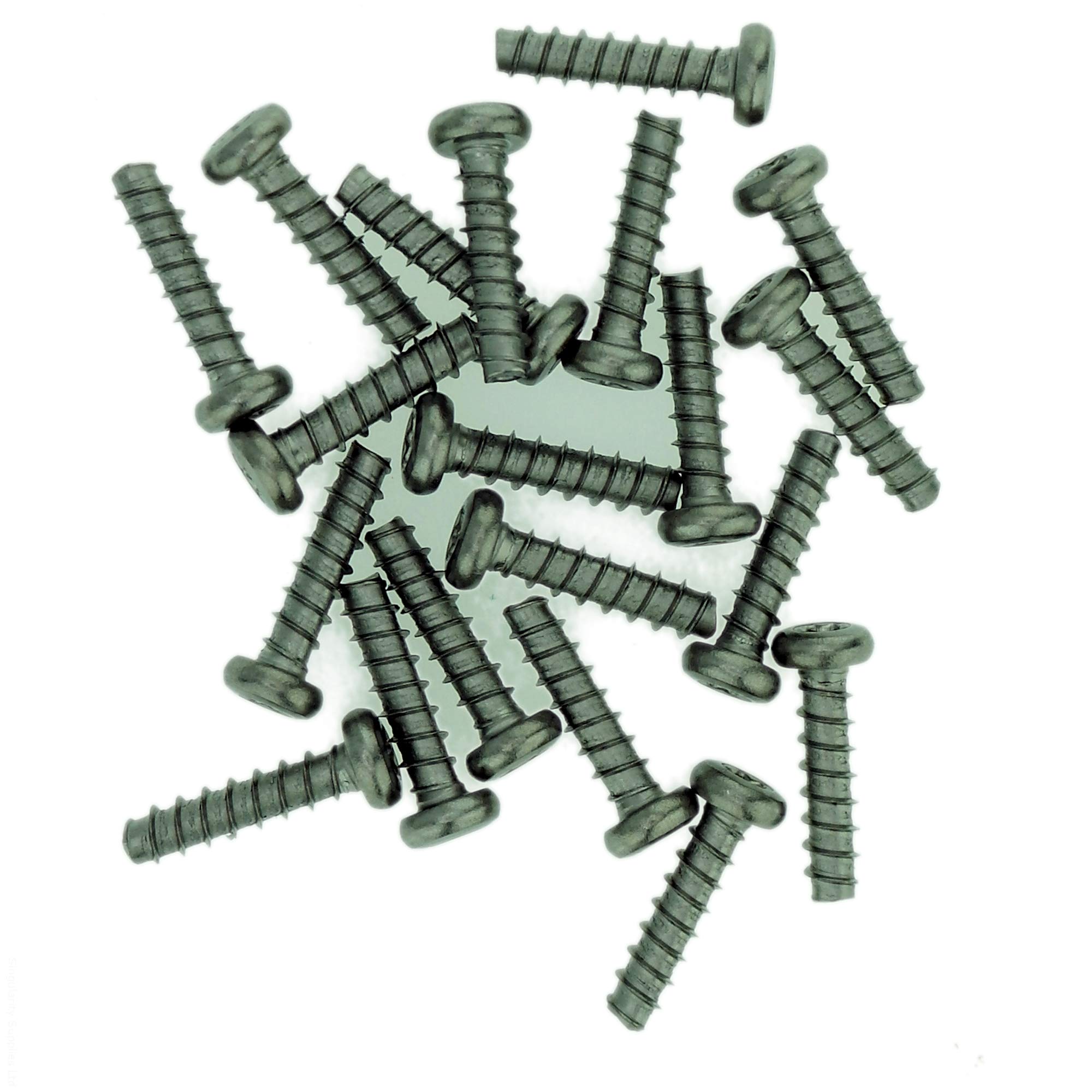 D3.5 (3.5mm x 10mm) TX Pan Screws for Plastic (Trilobular) - Stainless Steel (A2) (Pack of 20)