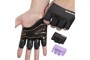 RIGWARL Weight Lifting Workout Gloves Men Women, Breathable Barehand Gym Gloves for Weightlifting Rowing Exercise Training Fitness Crossfit WODs