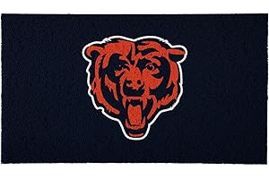 Team Sports America NFL Chicago Bears Sports Doormat | Indoor Outdoor Entrance | 28 x 16 Inches | Non-Slip Front Door Mats | Official Licensed | Sports Fans Entryway Welcome Rug