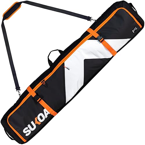 Sukoa Sports Premium Padded Ski or Snowboard Bag for Air Travel