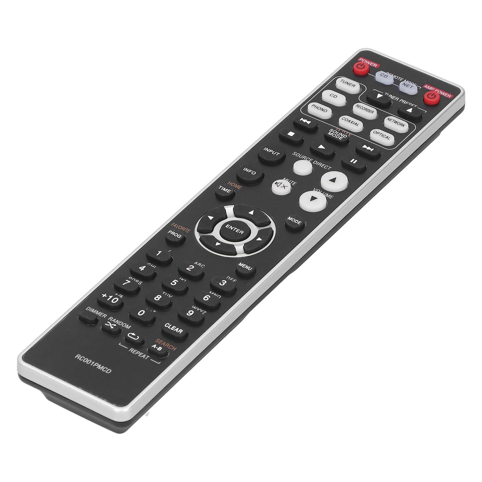 Replacement Remote Control for CD Player, RC001PMCD CD and CD-R/RW Universal Controller for Marantz CD6007 HiFi CD Player