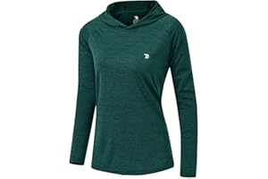 Rdruko Women's UPF 50+ Sun Protection Hoodie SPF Long Sleeve Hiking Running Shirts Lightweight