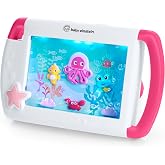 Baby Einstein On-the-Go Sea Dreams Soother, Pink, Portable Baby Sound Machine with Music &amp; Lights, for Newborns 0+ Months