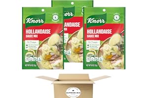 SUPREME BOX Knorr Sauce Mix Sauces For Simple Meals and Sides Hollandaise No Artificial Flavors, No Added MSG 0.9 oz - Pack of 3 (2.7 oz in total)