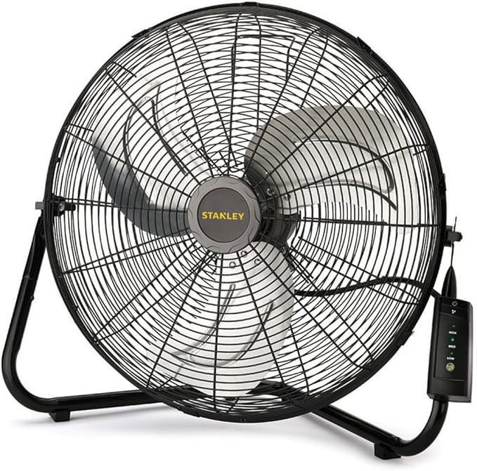 Lasko 655650 Stanley Max Performance High Velocity Floor Fan, 1Pack, 14" Amazon.ca Home & Kitchen