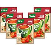 Knorr Hot Cup Cream of Tomatoes Instant Soup Goracy Kubek, 19g (Pack of 5)