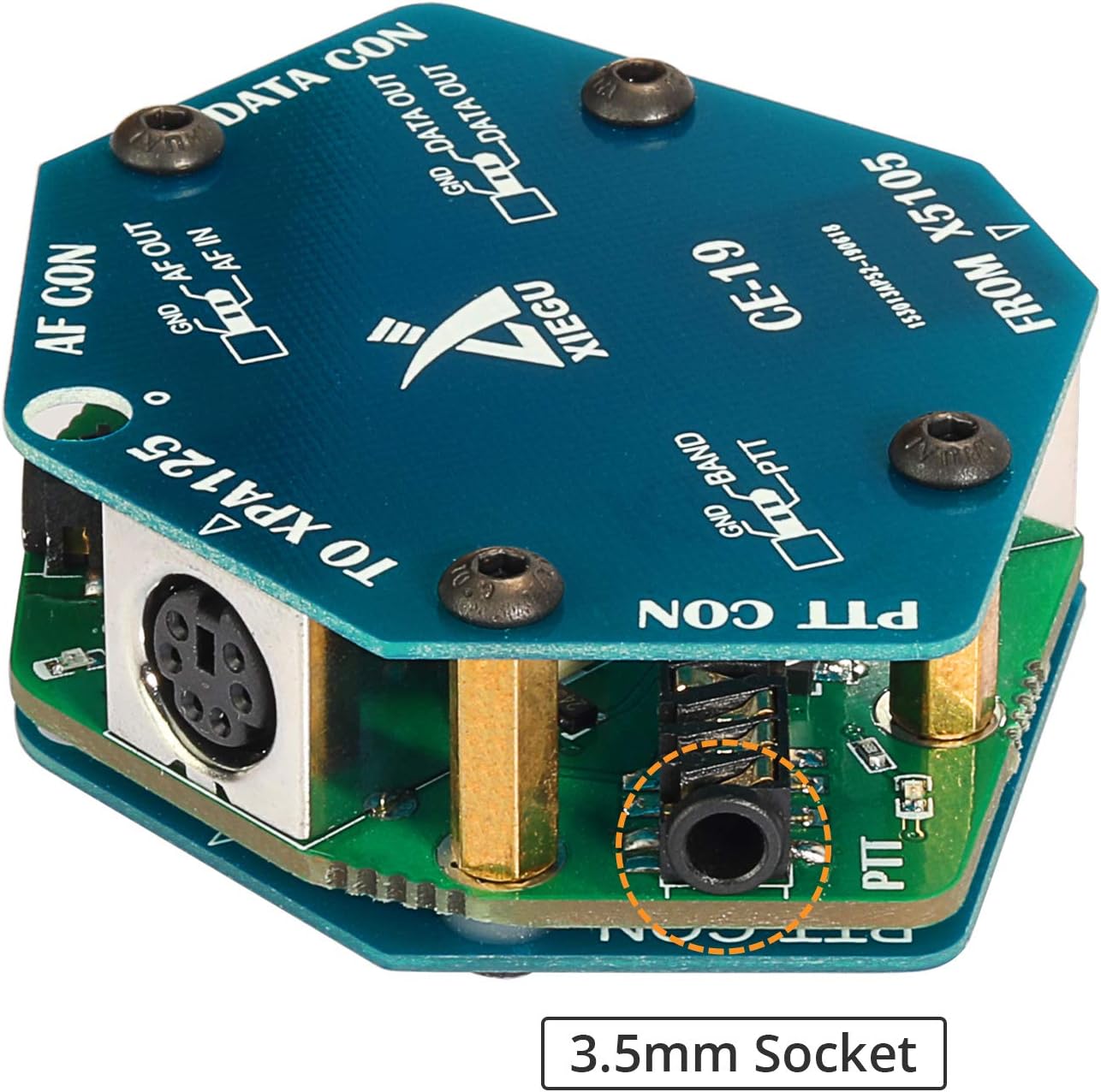 Xiegu CE-19 Data Interface Expansion Card for G90, G1M, X5105, XPA125B, Blue - Image 5