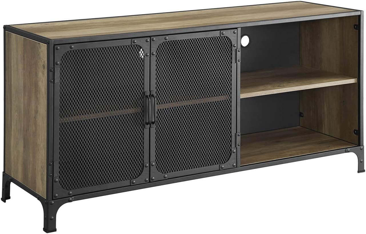Best Industrial Tv Stand Barnwood