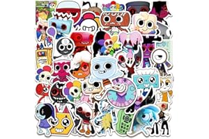 50Pcs Dan_dy World Stickers, Cute Cartoon Dandy's Stickers Packs for Laptop Water Bottle Luggage Guitar, Player Survival Horr