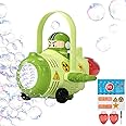 WABALLO Bubble Machine Gun for Toddlers, LED Airplane Bubble Machine Gun for Kids, Bubble Toys with DIY Sticker Bubble Solutions for Outdoor Party Birthday Summer Fun