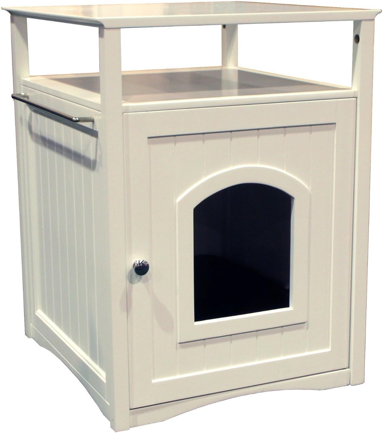 Amazon Com Byzoovilla Cat Washroom White Litter Box Cover Pet