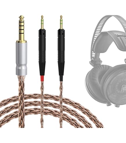 Amazon.com: Replacement Upgrade Cable for Audio-Technica ATH