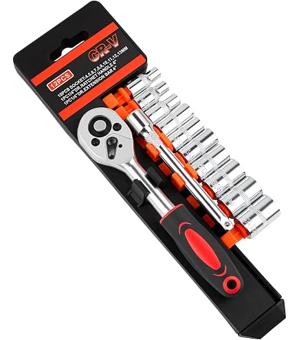 aretan Titan 17374 7-Piece 12-Point Metric Stubby Combination Wrench Set