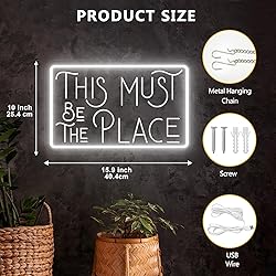 This Must be The Place Neon Sign for Wall