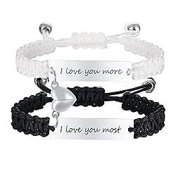 Matching Bracelets for Him and Her - Long Distance
