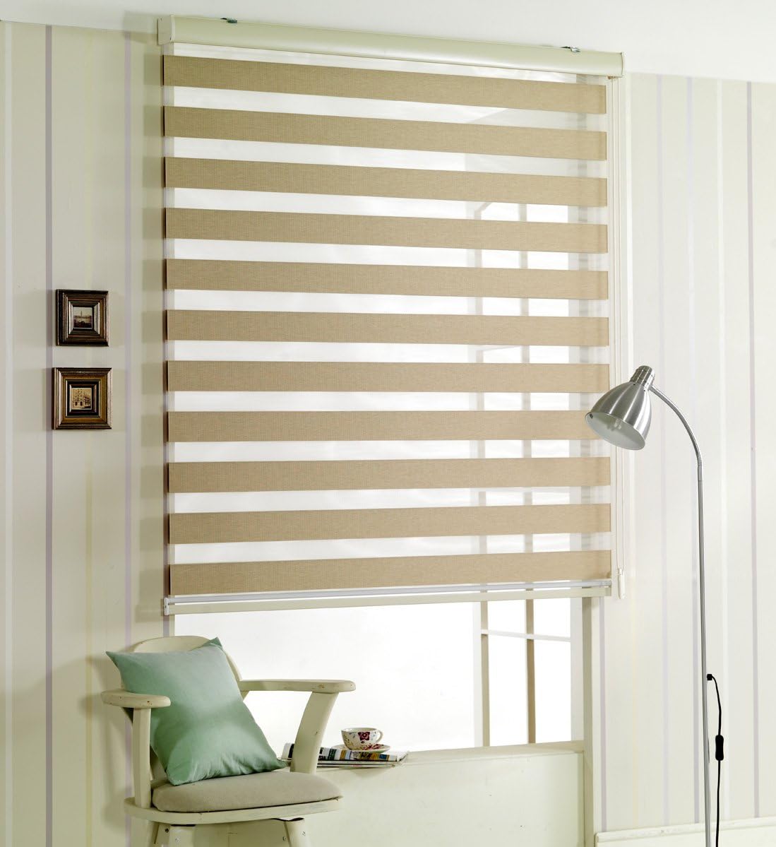 Roller Shades Home Custom Cut to Size, 20 to 110 inch Wide Day and