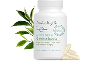 Herbal Magic Super Citrimax - Garcinia Cambogia Extract - 60% HCA, 42 Vegan Capsules, 14-Day Supply - Appetite Control, Weigh