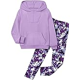 MIGU Girls Clothes Tie Dye Hoodie Sweatshirt + Camo Sweatpants Girls Clothing Sets 2 Piece Fall Winter Outfits 6-14T