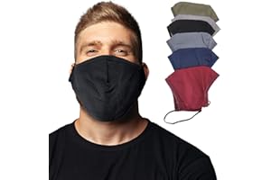 TUFF SPORTS WEAR TUFF Face Mask 2XL XL Size Cloth Covering Reusable Washable Adjustable Masks Making Breathing Easier