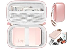 CaseSack Case for Liene Photo Printer, 2x3 Mini Instant Portable Color Mono Picture Printer (Rose Gold)