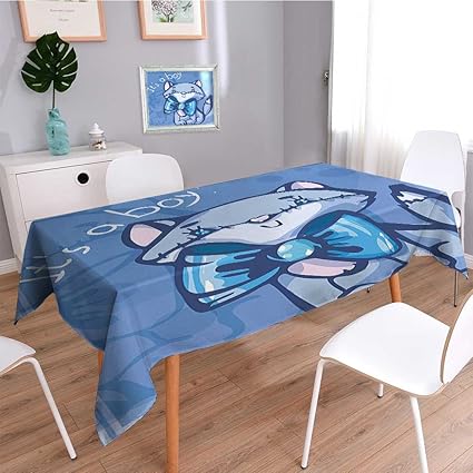 Amazon Com Scocici1588 Linen Water Resistant Tablecloth Kitty Bow Amazon Com Scocici1588 Linen Water Resistant Tablecloth Kitty Bow