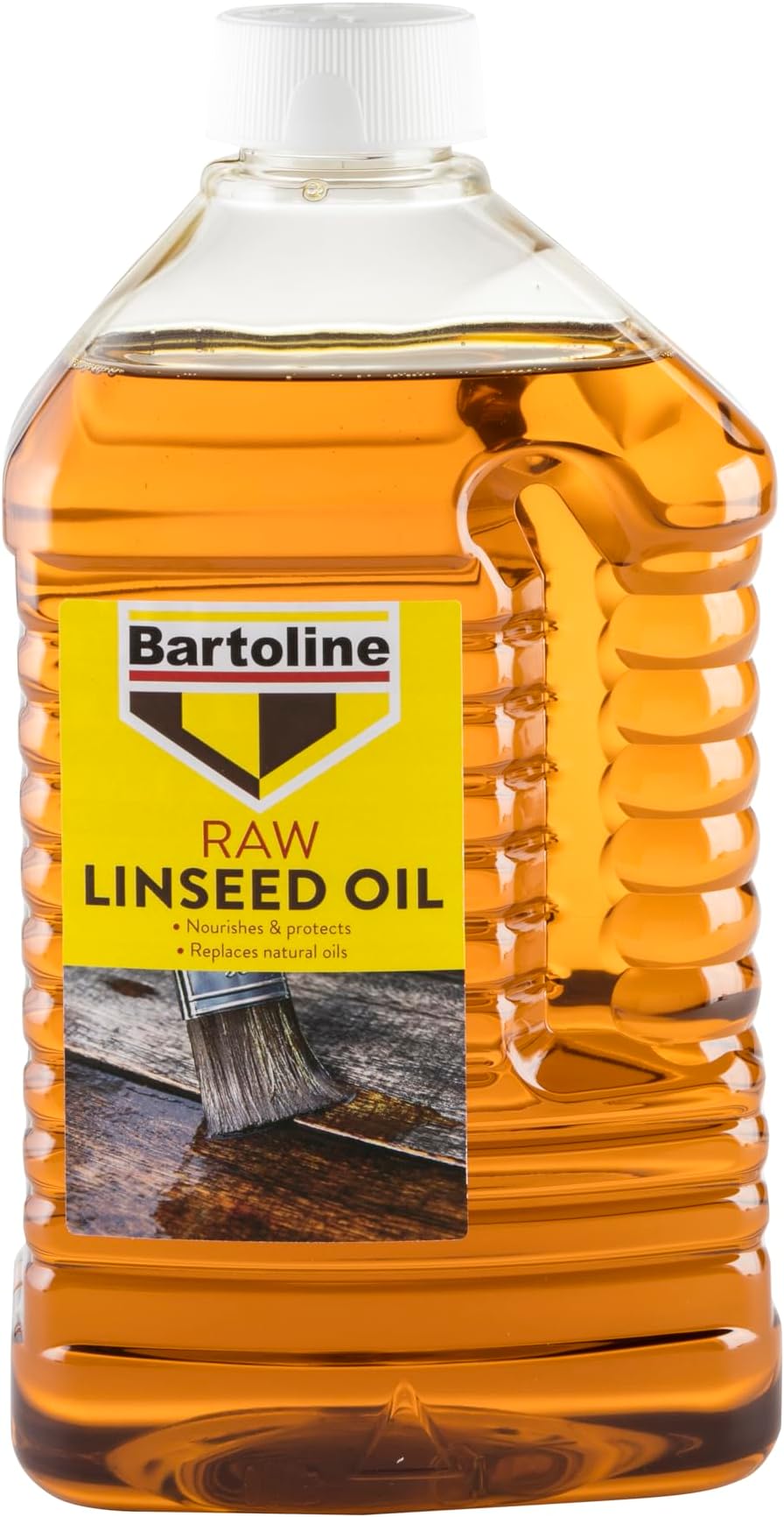 Bartoline Raw Linseed Oil 2L Natural Wood Protector & Water Resistant