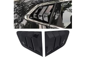 Bishop Tate for Nissan Qashqai, Rogue Sport 2015-2020 Car Window Louvers Cover, Rear Side Window Shutter Air Vent Scoop Shade