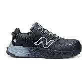 New Balance Men's Cremorne Composite Toe Work Shoes - Fresh Foam | Non-Slip Safety Shoes - Comp Toe Lighter than Steel - Meets ASTM F2413, Electrical Hazard - Black/Grey, Low Rise