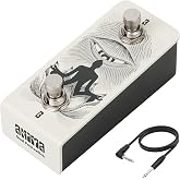 Klowra Anima Dual Footswitch Pedal Dual Momentary TRS Footswitch Controller | for Guitar Pedals, Passive Design, Includes TRS Cable, Compact Pedalboard Switch (Anima Khaki)