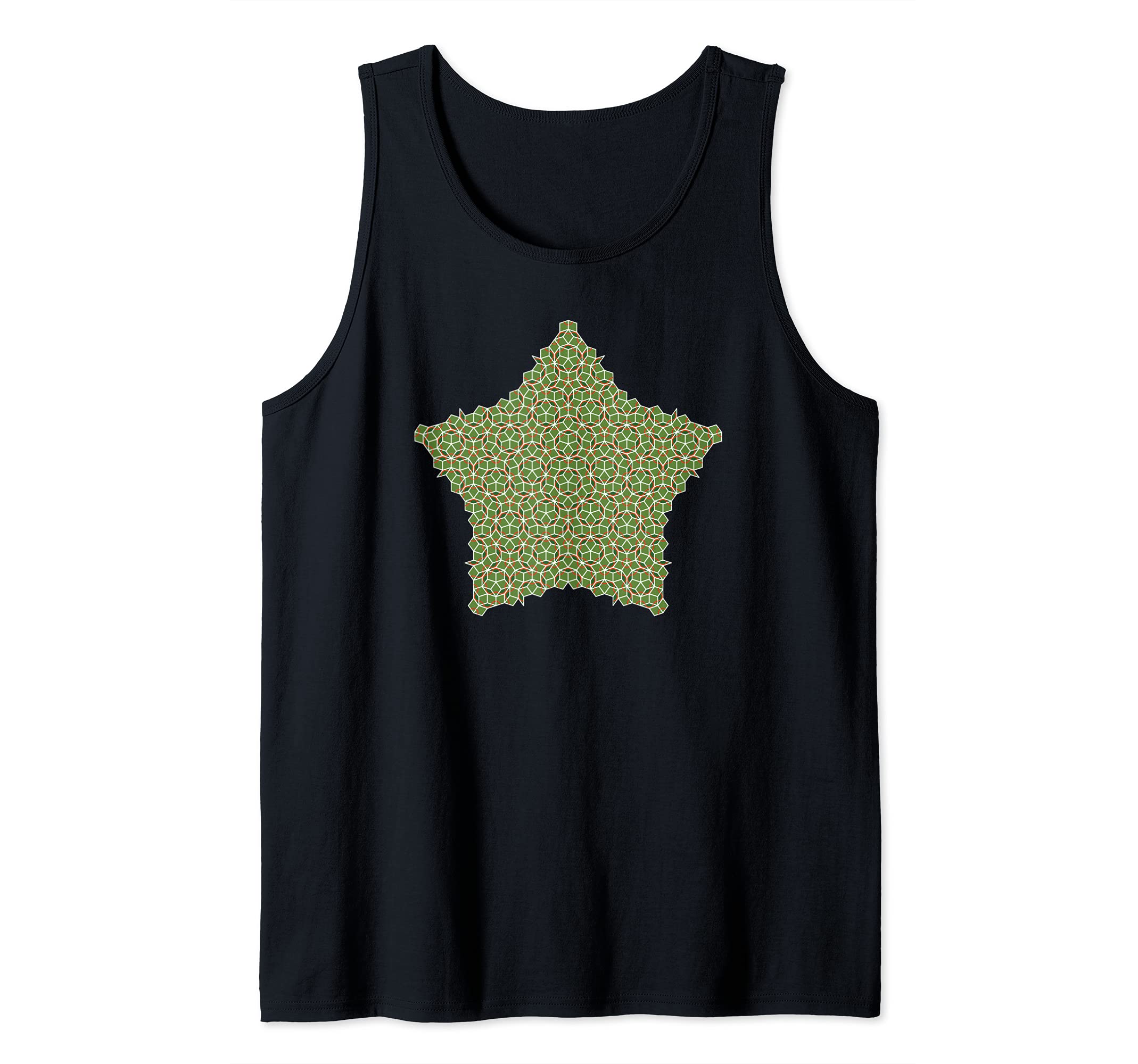 Penrose Tile Star Green Tank Top