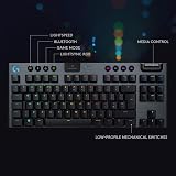 Logitech G G915 TKL Wireless Mechanical Keyboard UK Layout Black view 7