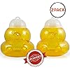 Aspectek Trap for Bees, Wasps, Hornets, Yellow Jackets, Cover 5000sq ft, Reusable (Pack of 2)