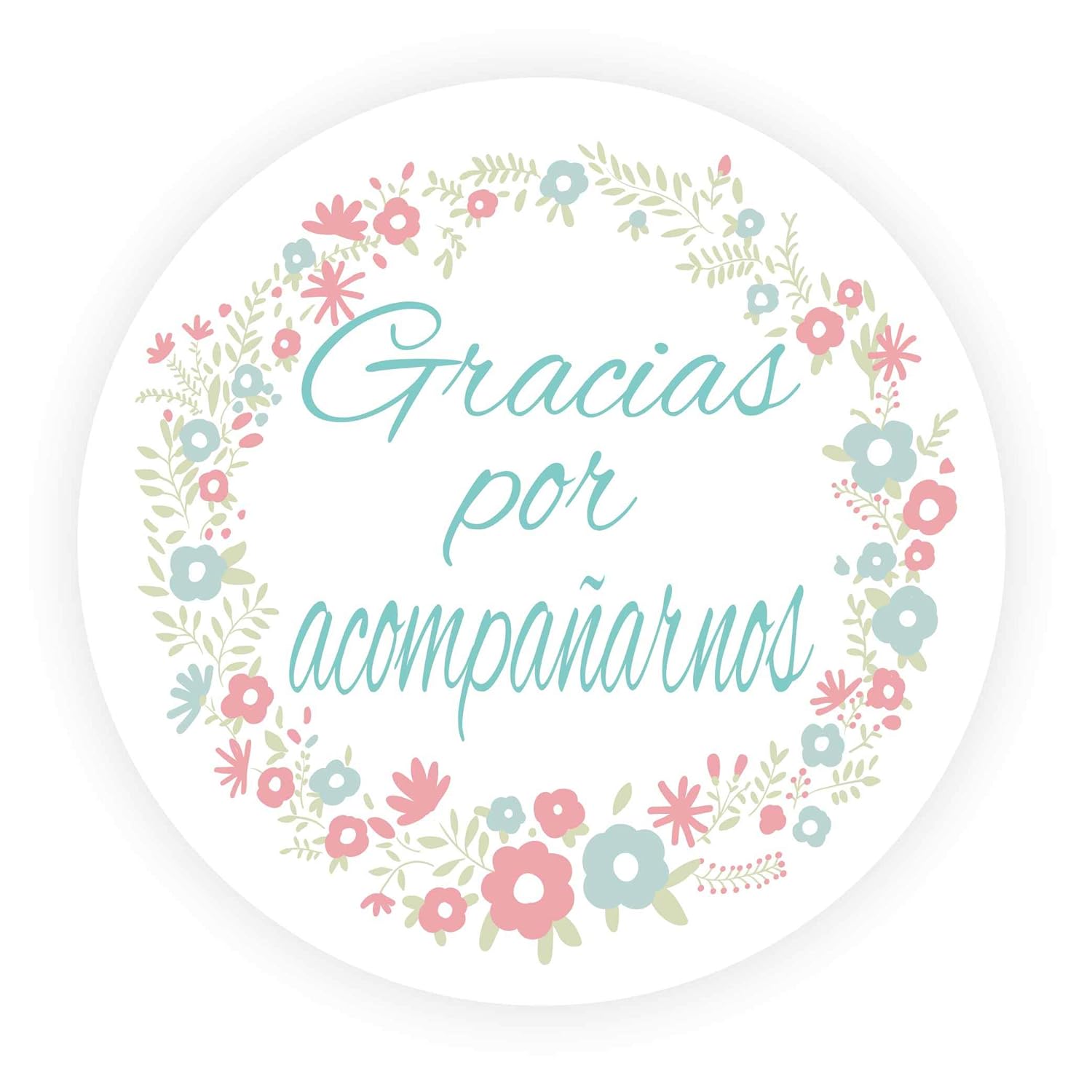 Material De Oficina Guirnalda 40 Mm Pegatinas Adhesivas Invitaciones Boda Compromiso Cumpleanos Navidad Fiesta Bautismo Baby Shower Regalo Sellos Azul Lyly 48 Etiquetas Boda Gracias Por Acompanarnos Espanol Oficina Y Papeleria Terenowiec Com