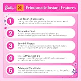 Kodak x Barbie Printomatic 5MP Instant Camera Zink 2x3 Sticky Paper view 6