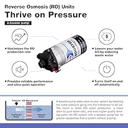 iSpring RCC7P, 75 GPD Reverse Osmosis System with